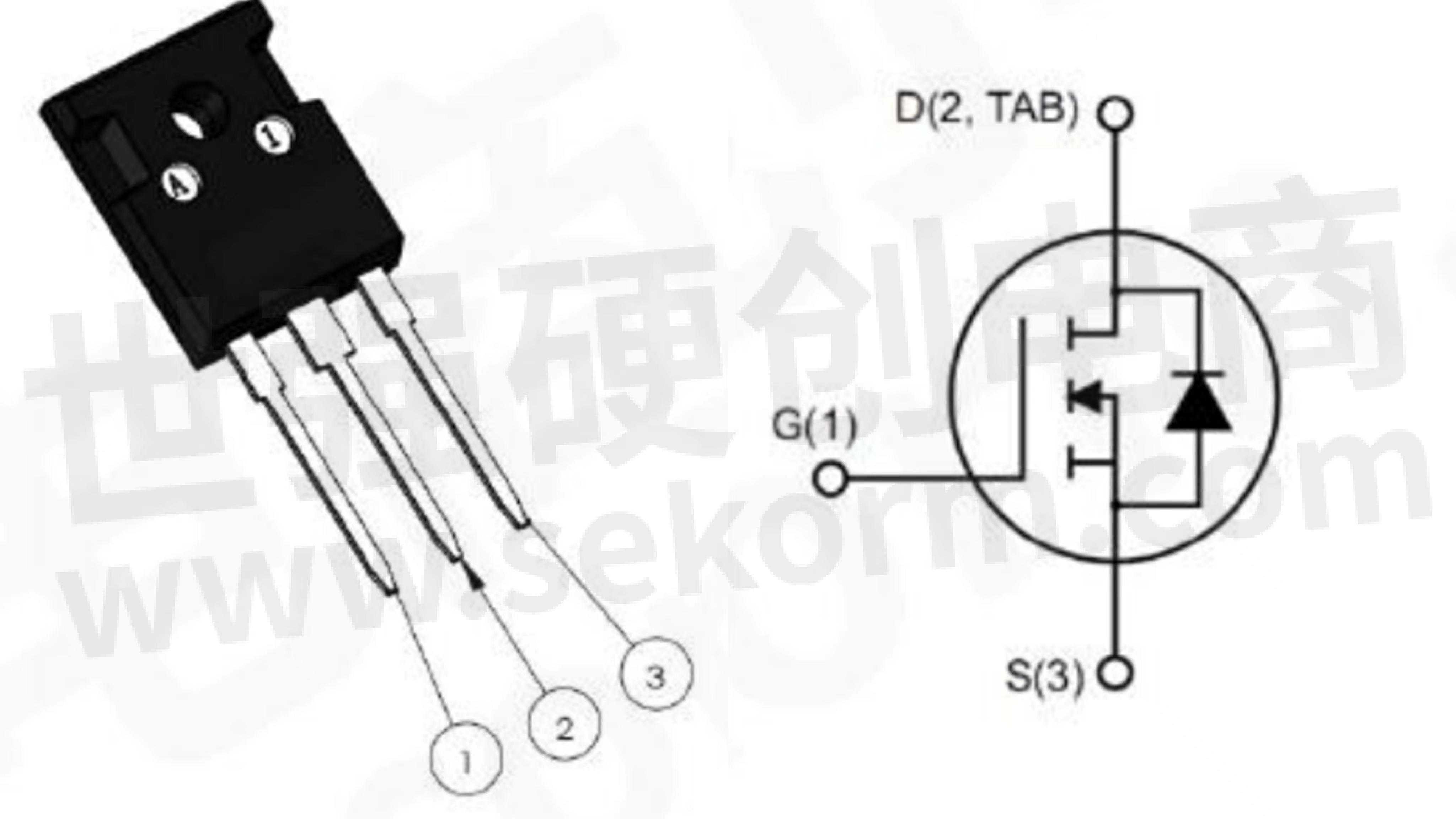 ASC100N1200MT3 高性能247封装的N沟道SiC MOSFET开关应用解析